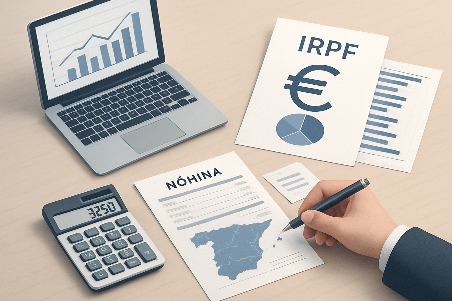 Guía 2026 para calcular retenciones IRPF en nómina en España