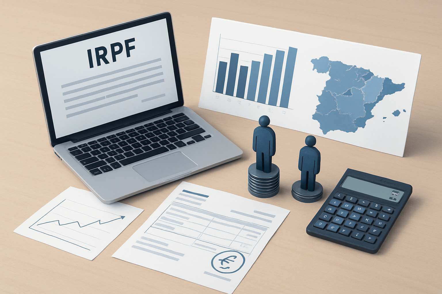 Comparativa 2026 de impuestos para autonomos y empleados en España