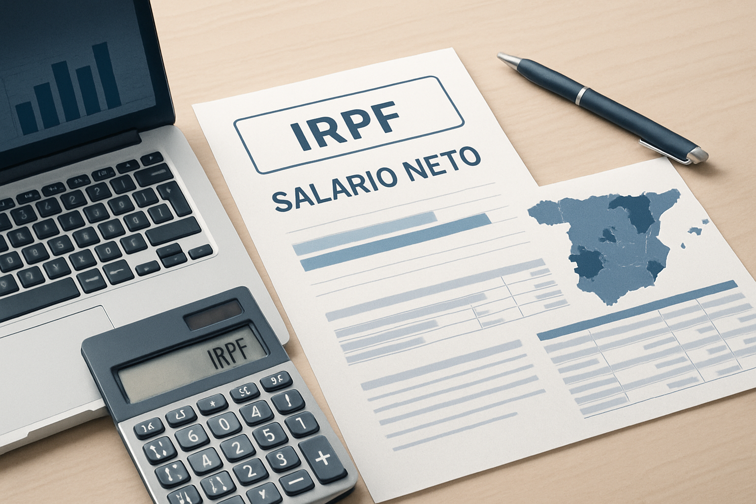 Guía para calcular salario neto 2025 en España: IRPF y Seguridad Social
