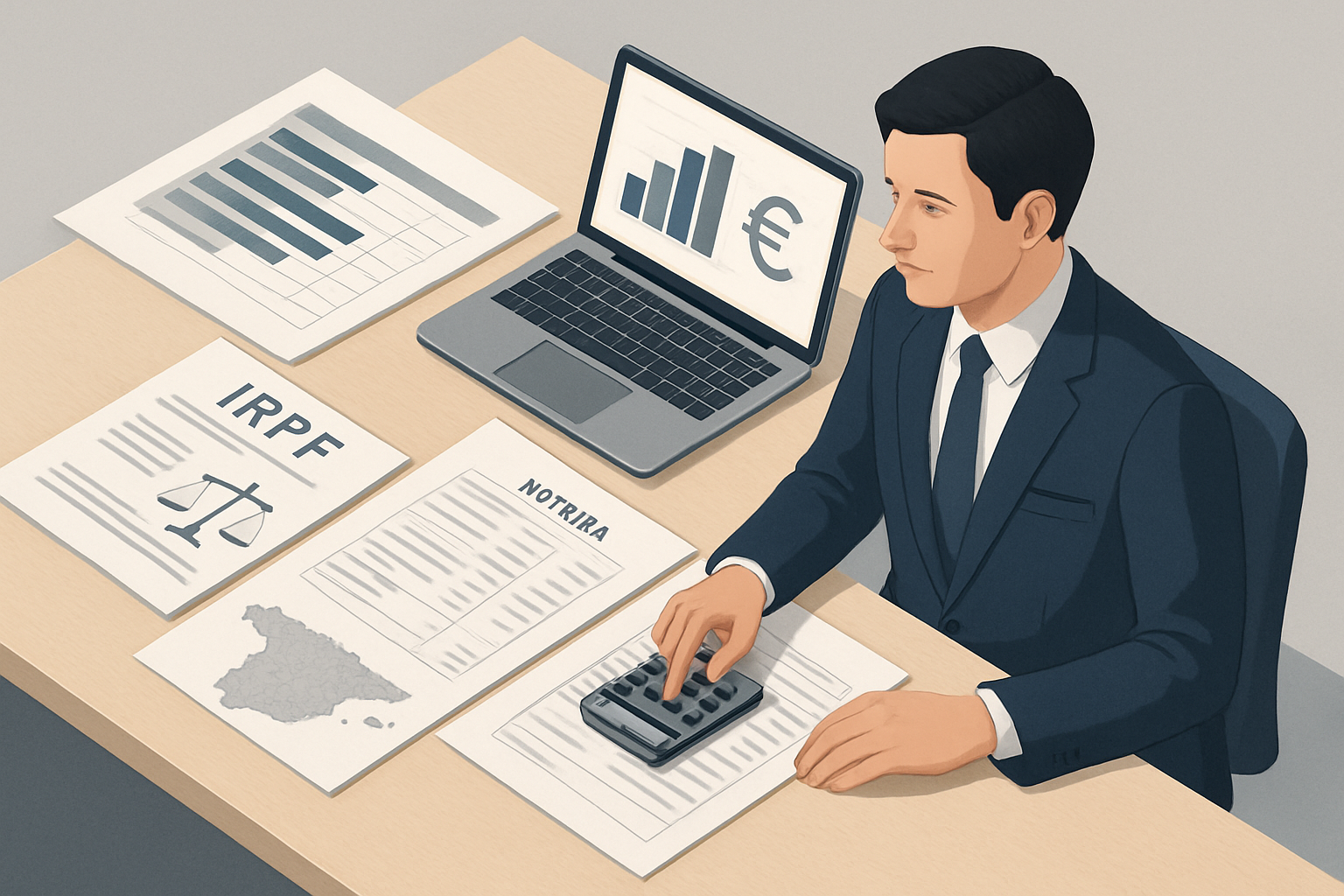 Abogado en España 2026 salario neto IRPF y cotizaciones