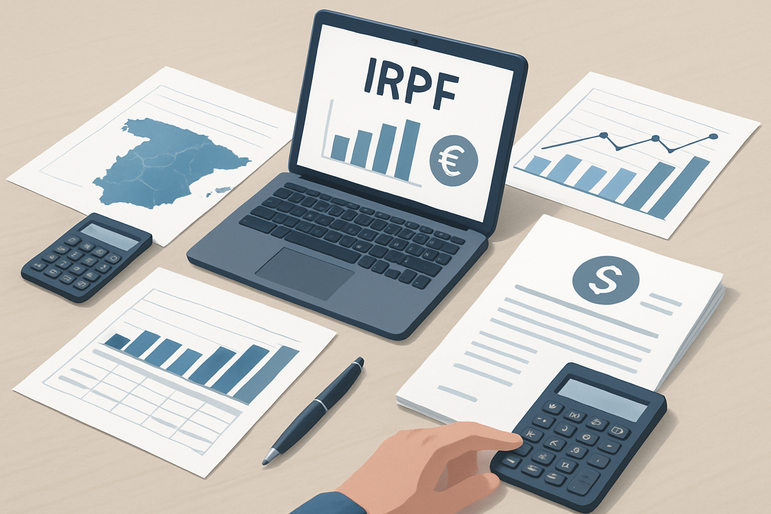 Guía 2025 para calcular salario neto en España: IRPF, Seguridad Social y 12/14 pagas