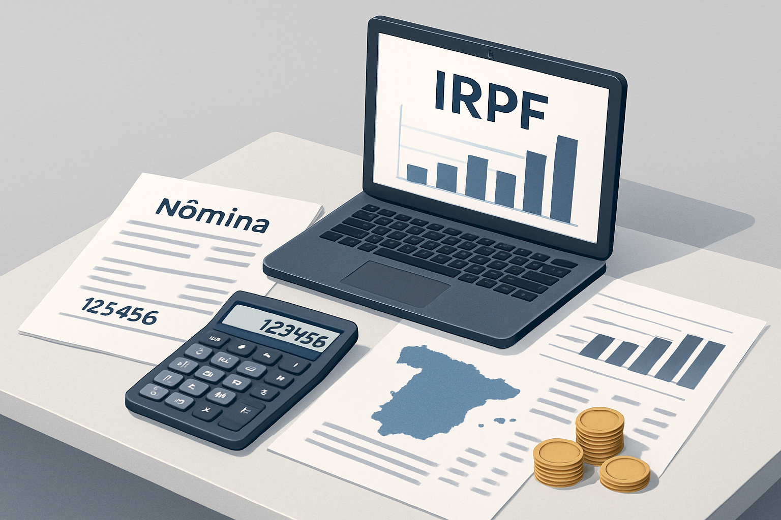 Guía 2025 de salario neto en España con IRPF, cotizaciones y comparativa por CCAA