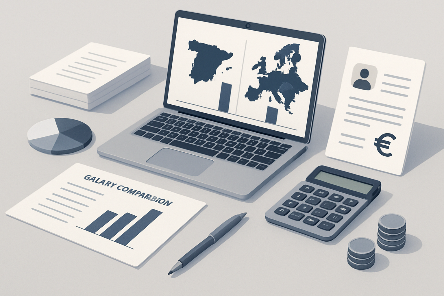 Comparativa de salarios en remoto: España vs países del norte de Europa