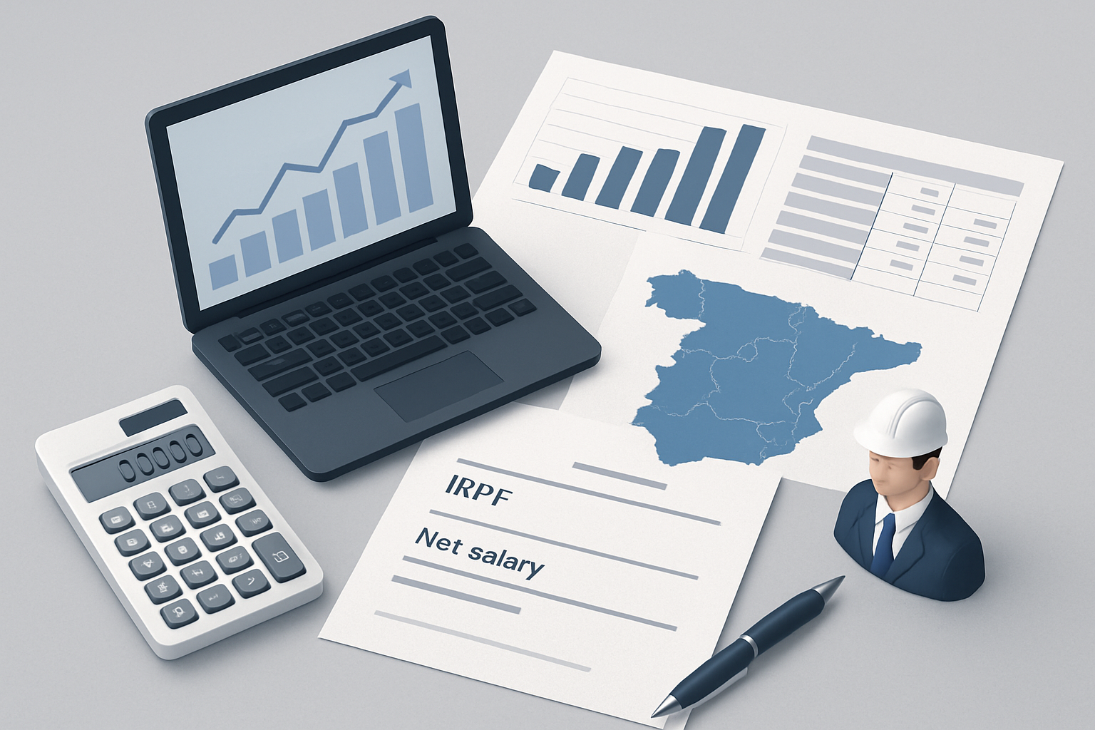 Sueldo neto de un arquitecto en España 2026, IRPF y cotizaciones por comunidades