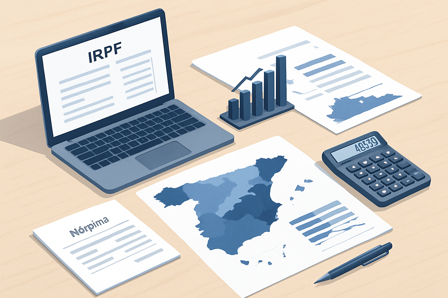 Guía 2025 para calcular sueldo neto en España, IRPF, cotizaciones y comparativas por CCAA