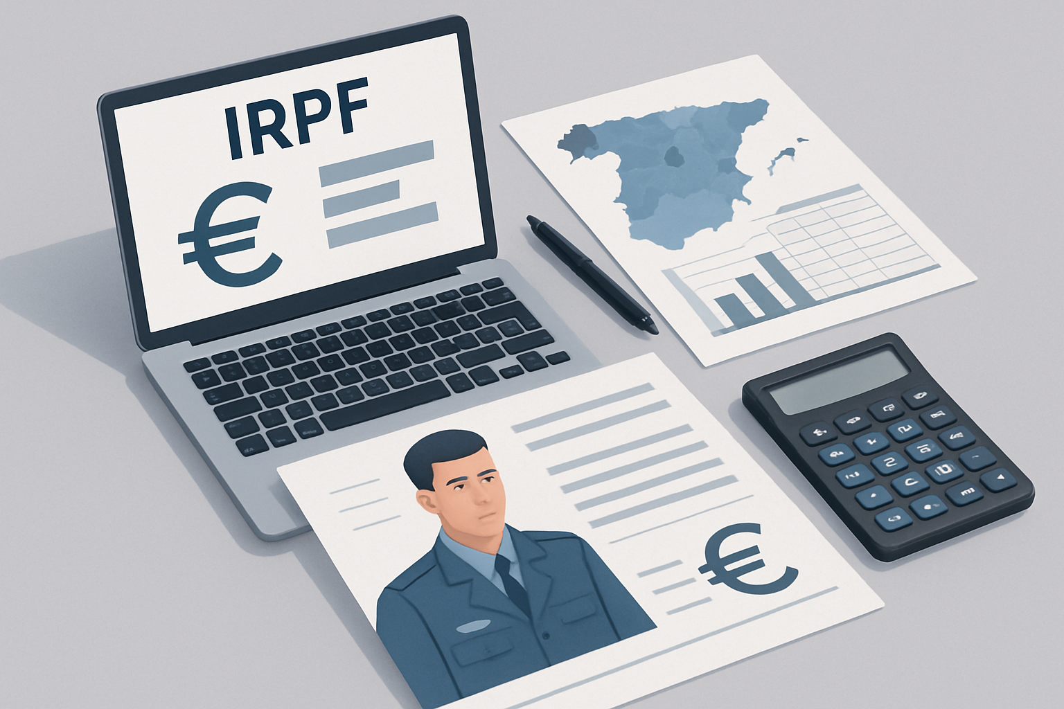 Sueldo neto de un militar profesional en España 2026: IRPF, trienios y complementos